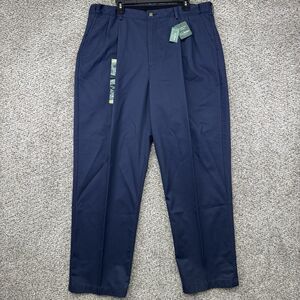 LL Bean Pants Men's 40X32 Wrinkle Free Chino Comfort Waist Pleated 238076 New